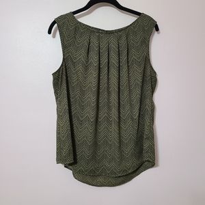 Worthington Sleeveless Blouse sz L